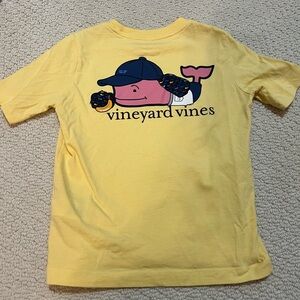 Vineyard Vines Kids Yellow Graphic Tee